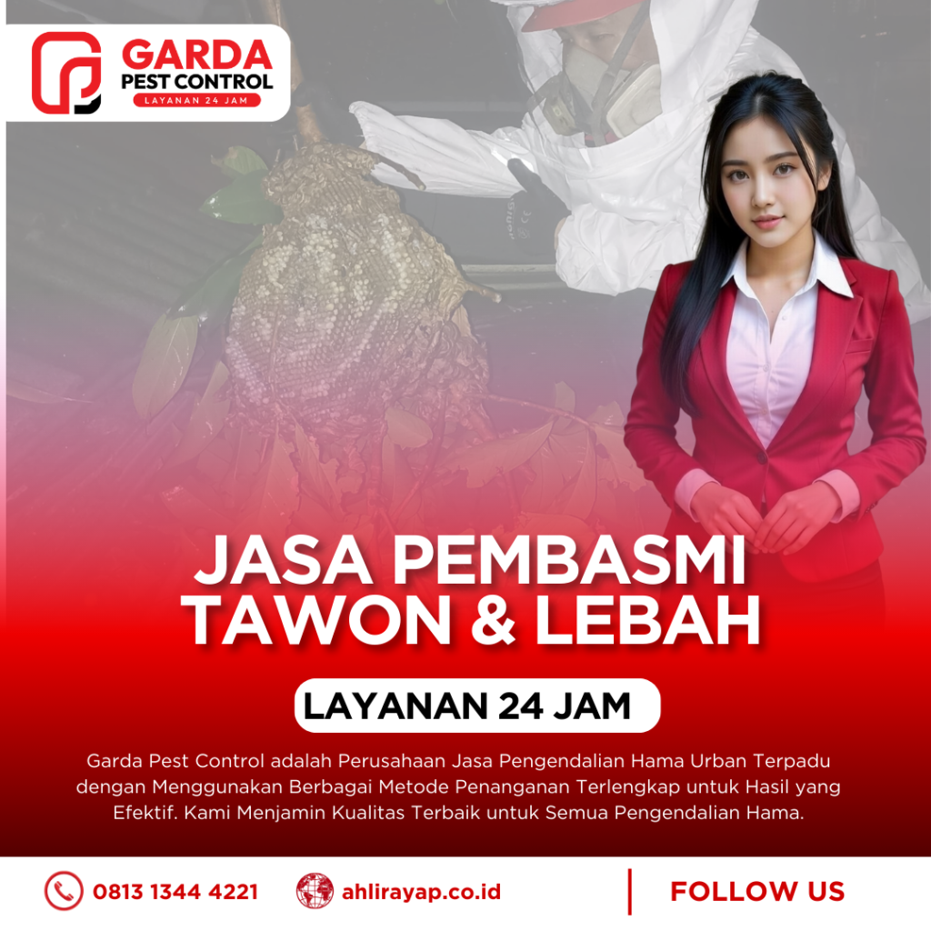 Jasa Pembasmi Sarang Tawon dan Lebah di Bandung Bergaransi