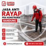 Jasa Anti Rayap Bandung | Free Survey & Garansi 5 Tahun