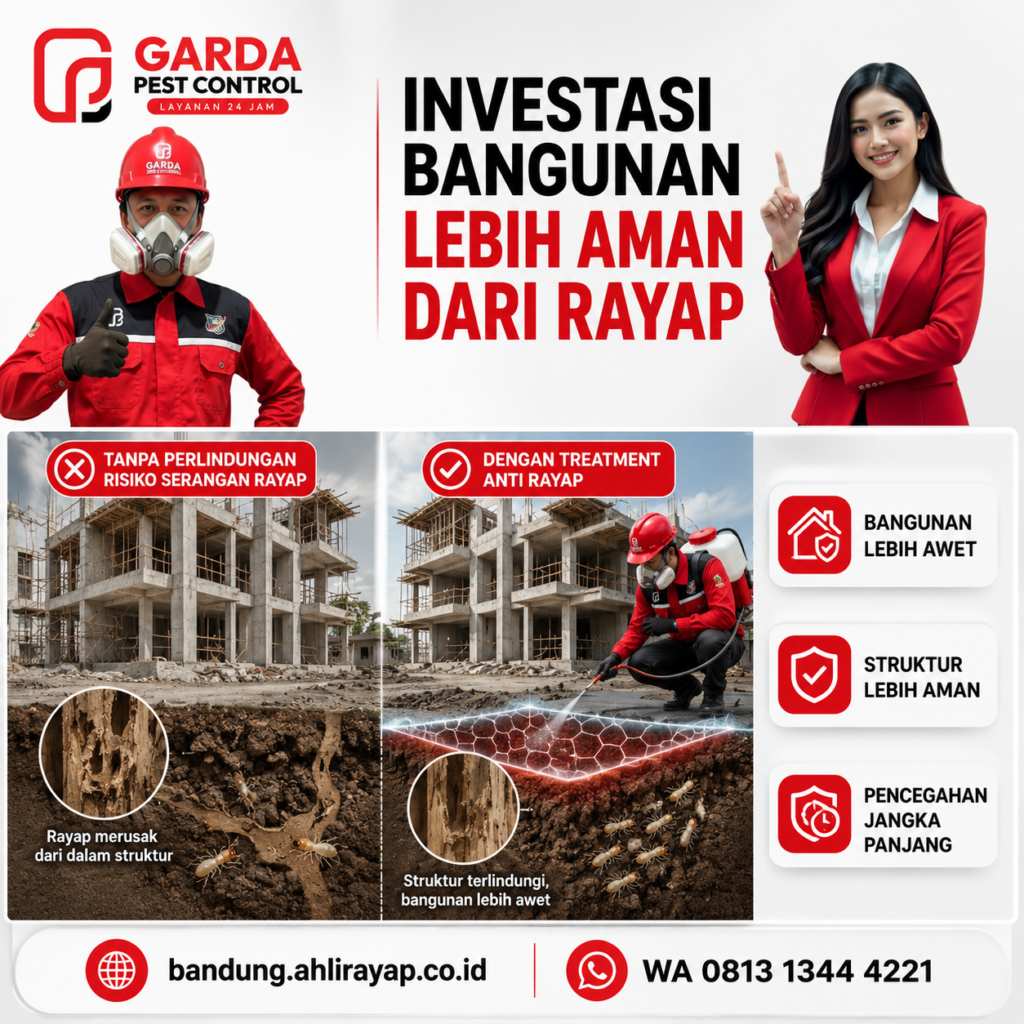 Biaya Anti Rayap Pra Konstruksi Per Meter Bandung dan Panduan Lengkapnya