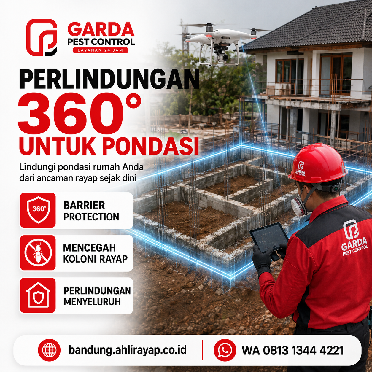 Jasa Anti Rayap Pasca Konstruksi Rumah Tua Bandung dari Ahli Rayap Bandung