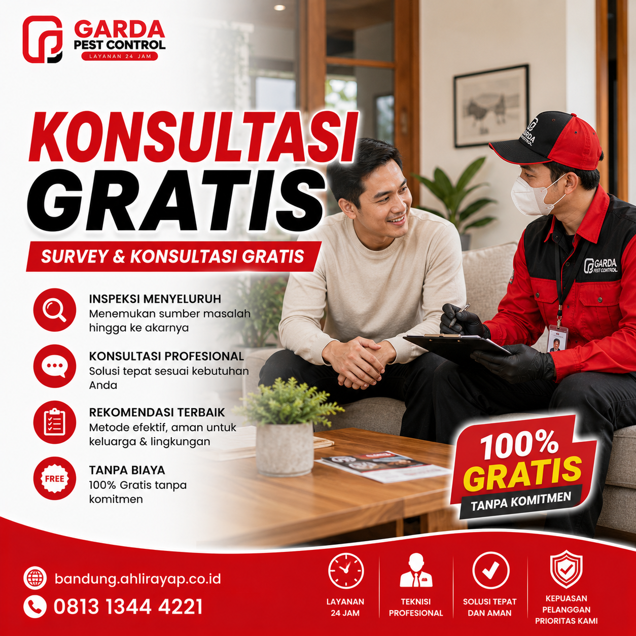 Pembasmi Kecoa Terdekat Bandung: Penanganan Tuntas untuk Rumah & Bisnis Anda