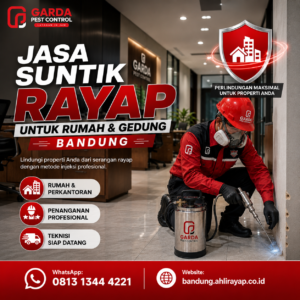 Biaya Jasa Anti Rayap Pasca Konstruksi Per Meter Bandung
