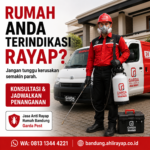 Rincian Harga Jasa Pembasmi Rayap di Bandung 